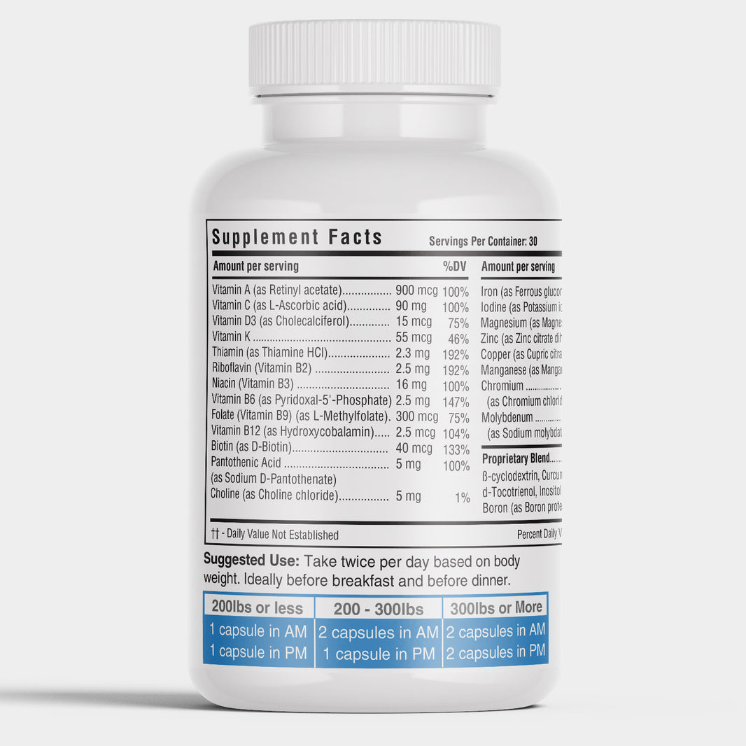 Time in Range Healthy Glucose Metabolism Support Multivitamin 60 count